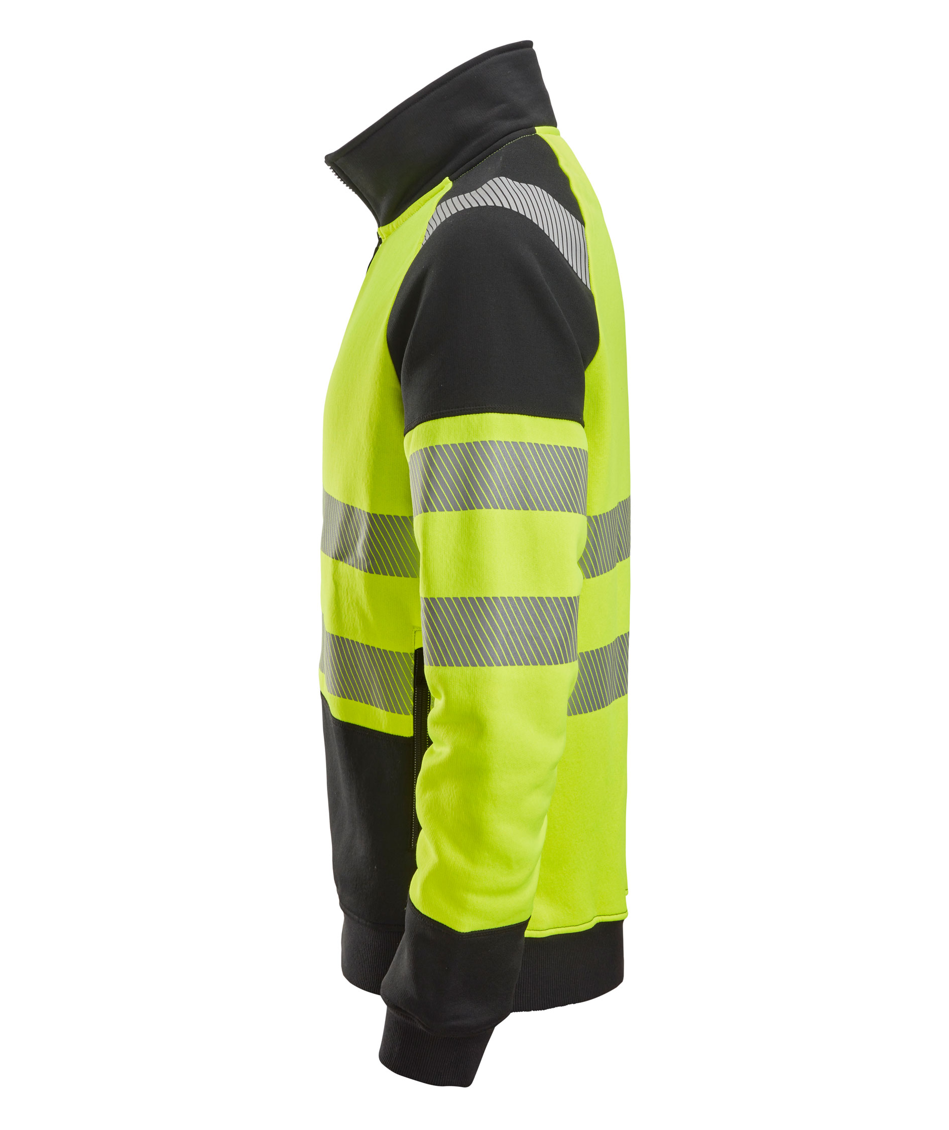 Snickers sweat jacket 2835, Hi-vis Yellow/Black, large image number 3