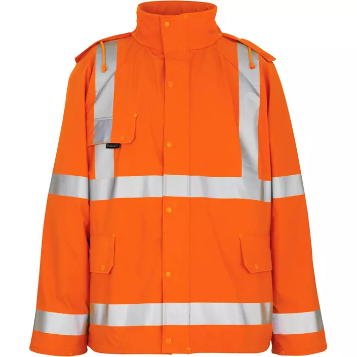 Mascot Safe Aqua Feldbach regnjakke, Hi-vis Orange, large image number 0