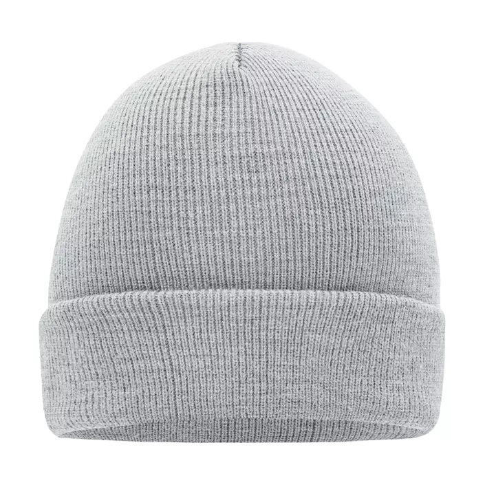 Myrtle Beach strikket hue, Light Grey Melange, Light Grey Melange, large image number 2