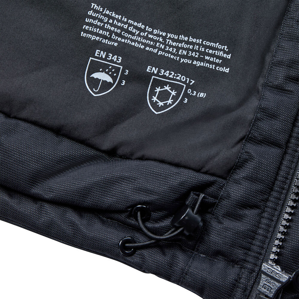 Engel Cargo vinterjakke, Sort/R&oslash;d, large image number 6