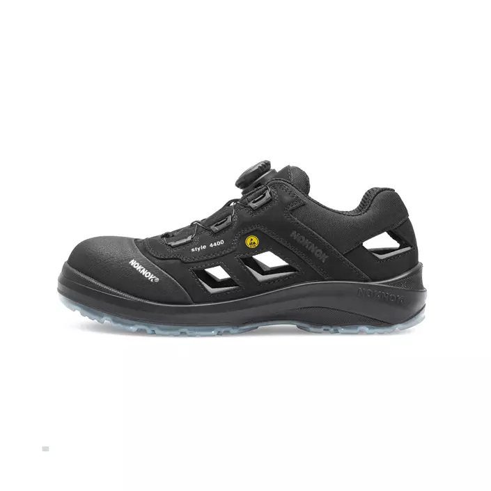 NOKNOK 4400 safety sandals S1P, Black, large image number 0