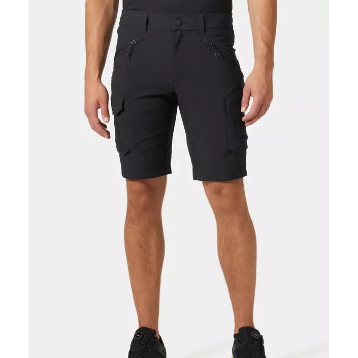 Helly Hansen Magni Evo. Connect™ cargoshorts full stretch, Black, large image number 1