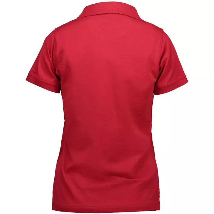 ID Piqué Damen Poloshirt, Rot, large image number 1