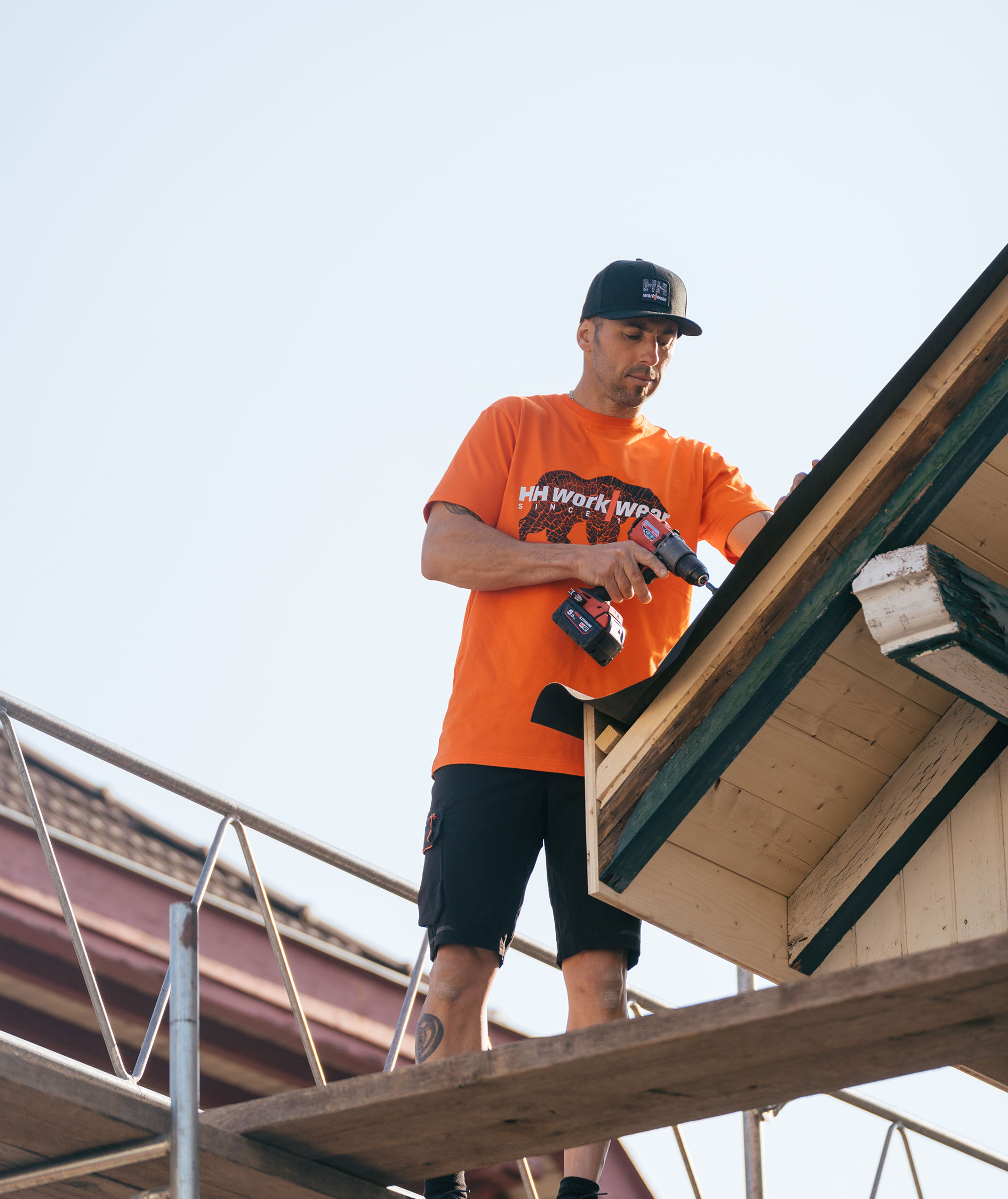 Helly Hansen Kensington serviceshorts full stretch, Sort, large image number 4