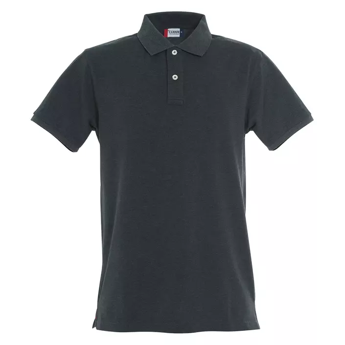 Clique Premium Poloshirt, Anthrazit Melange, large image number 0