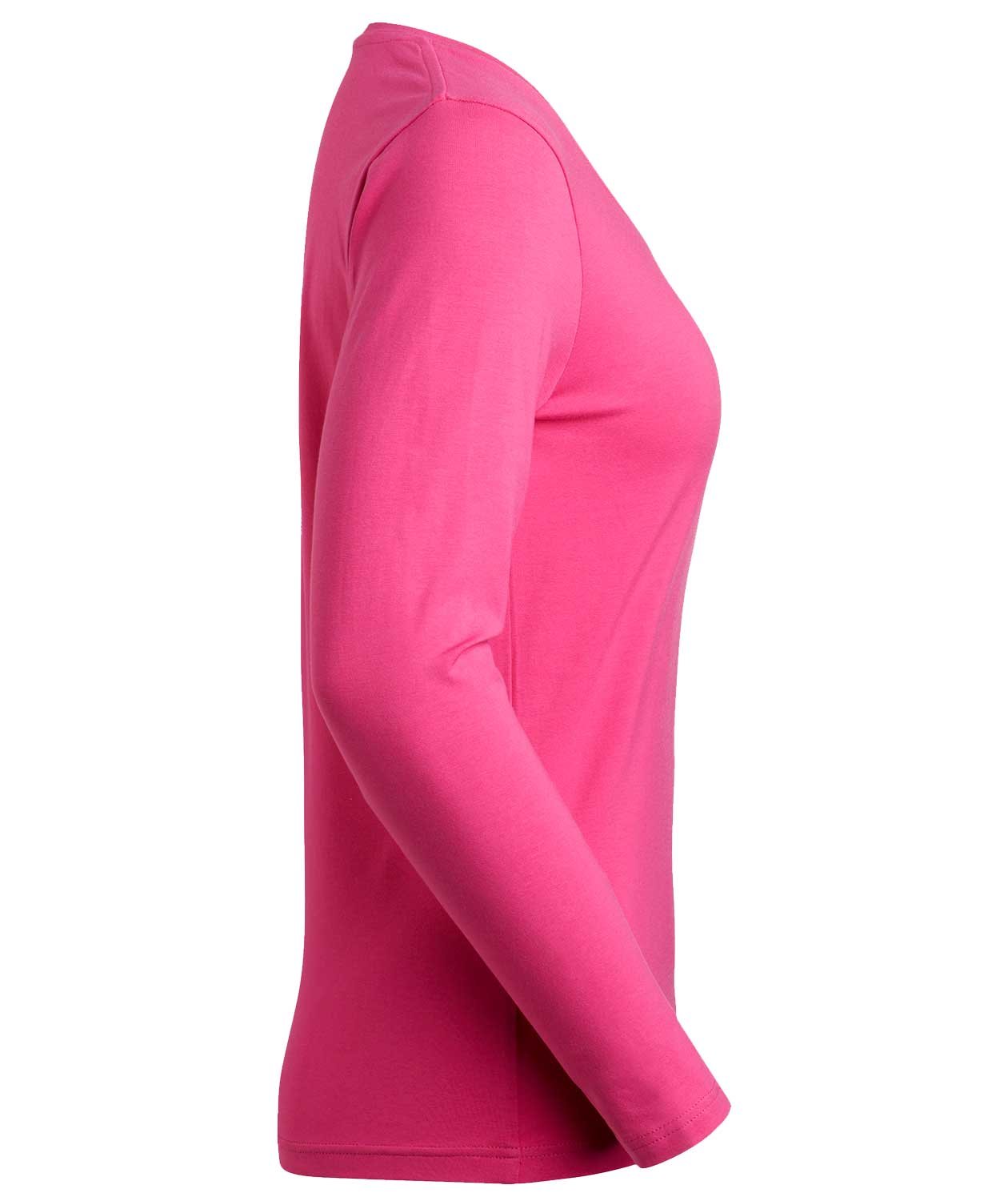 South West Lily ekologisk l&aring;ng&auml;rmad T-shirt dam, Cerise