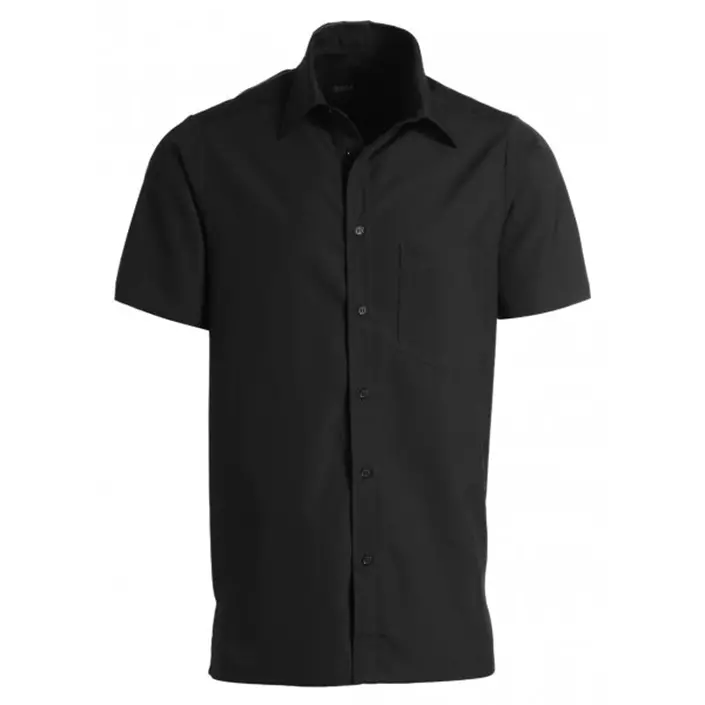 Kentaur comfort fit kortærmet service skjorte, Sort, large image number 0