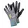 Tegera 883A work gloves all-round, Black/Grey, Black/Grey, swatch