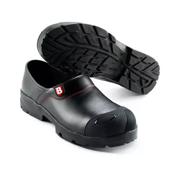 Brynje Flex Fit safety clogs with heel cover S3, Black