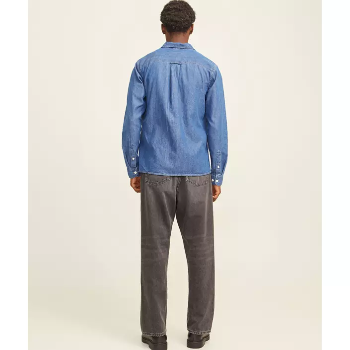 Jack & Jones JJETRAVIS Denim Hemd, Medium Blue Denim, large image number 2