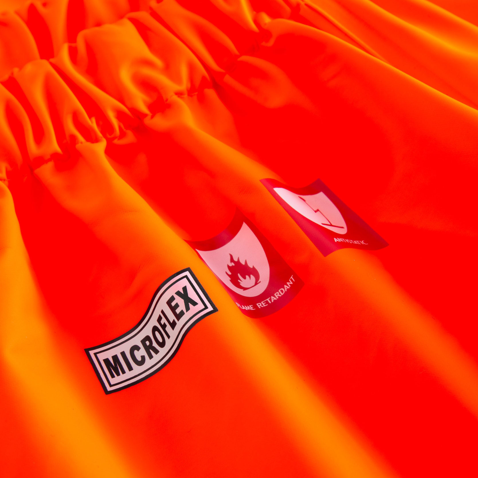 Lyngs&oslash;e PU regnbukse, Hi-vis Oransje/Marinebl&aring;, large image number 2