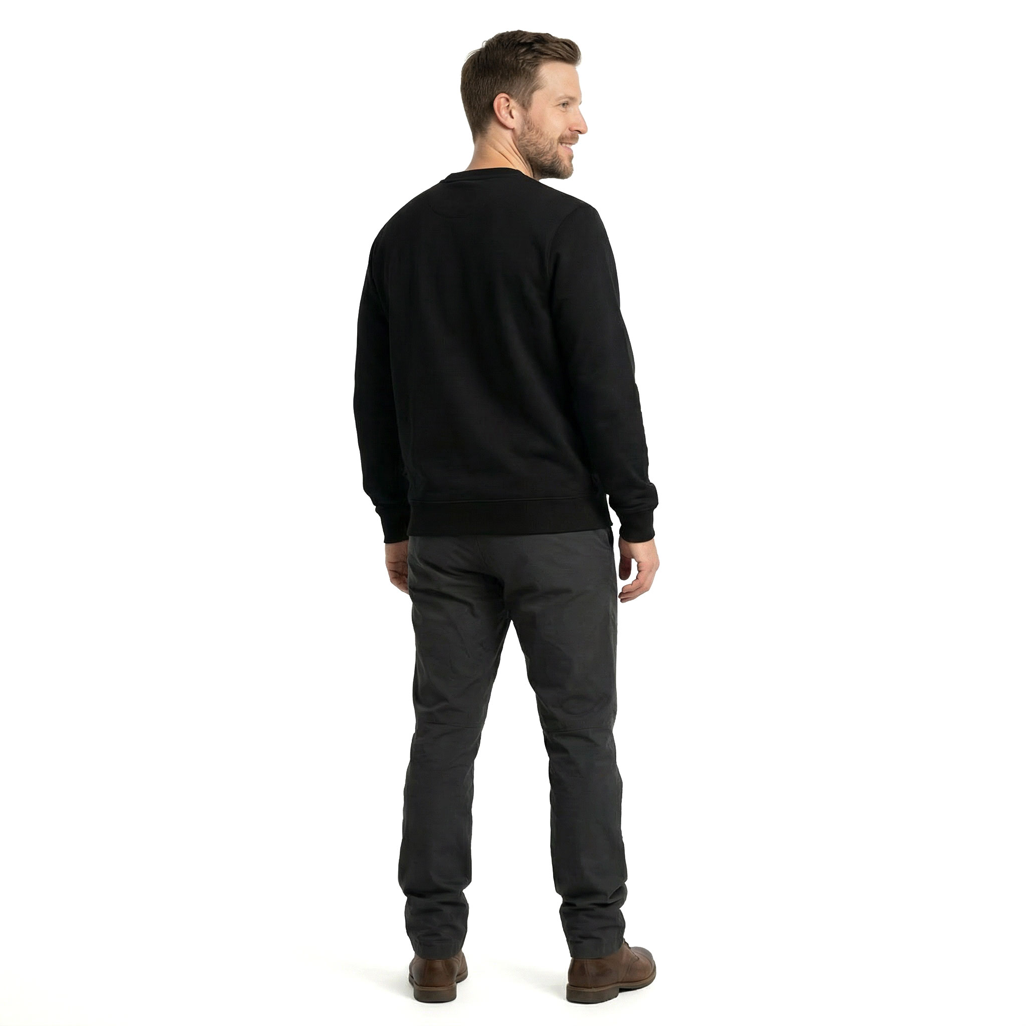 Westborn light sweatshirt, Black, large image number 4