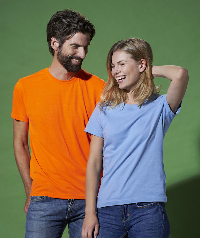 Clique New Classic T-skjorte, Hi-vis Orange, large image number 4