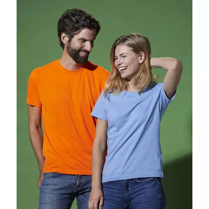 Clique New Classic T-skjorte, Hi-vis Orange, large image number 4