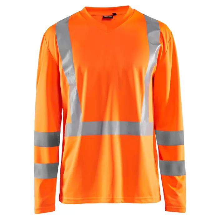 Blåkläder langermet T-skjorte, Hi-vis Orange, large image number 0