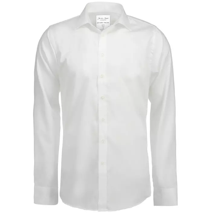 Seven Seas Fine Twill Slim fit skjorte, Hvit, large image number 0