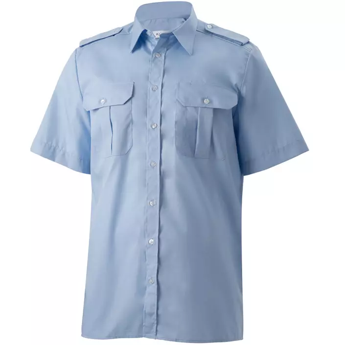 Kümmel Frank Classic fit kortärmad pilotskjorta, Ljusblå, large image number 0