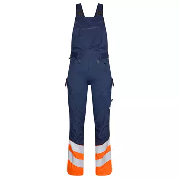 Engel Safety Latzhose, Blue Ink/Hi-Vis Orange