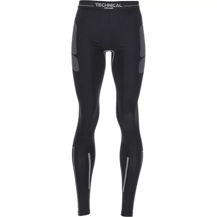 Kramp Technical seamless thermal long underpants, Black, large image number 0
