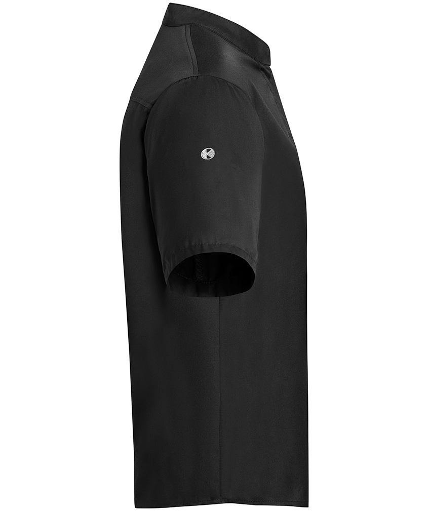Karlowsky Modern-Touch kort&aelig;rmet kokkejakke, Black, large image number 3