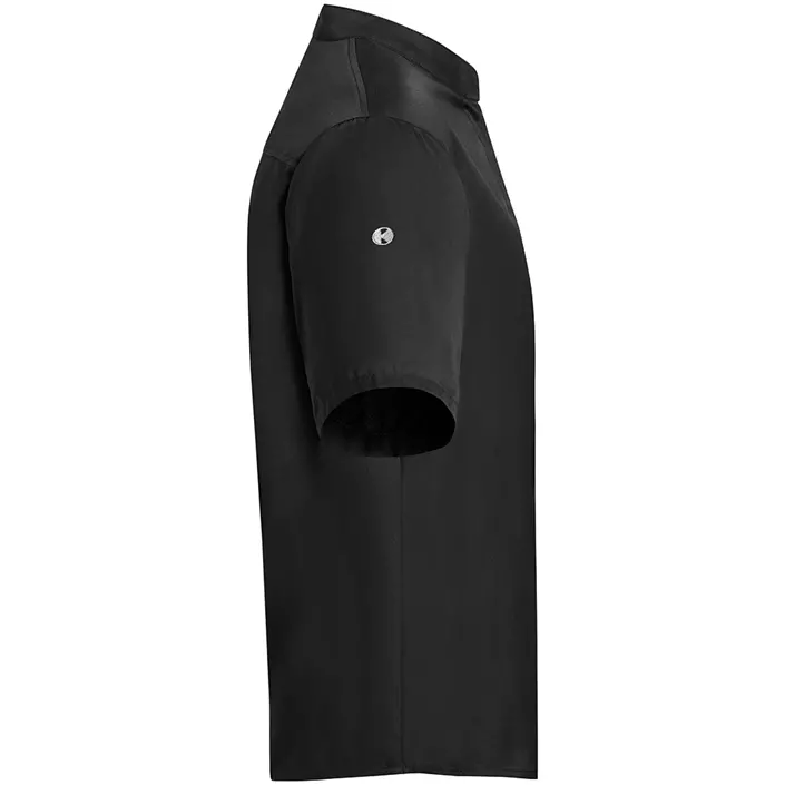 Karlowsky Modern-Touch kortærmet kokkejakke, Black, large image number 3