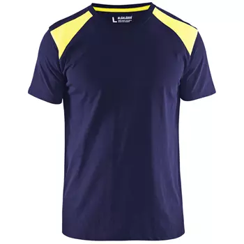 Blåkläder Unite T-shirt, Marine/Hi-Vis gul