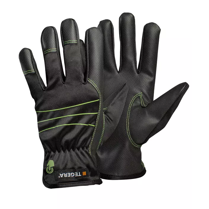 Tegera 520 work gloves, Black/Green, large image number 0