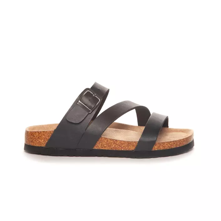 Duffy sandaler dam, Black, large image number 0