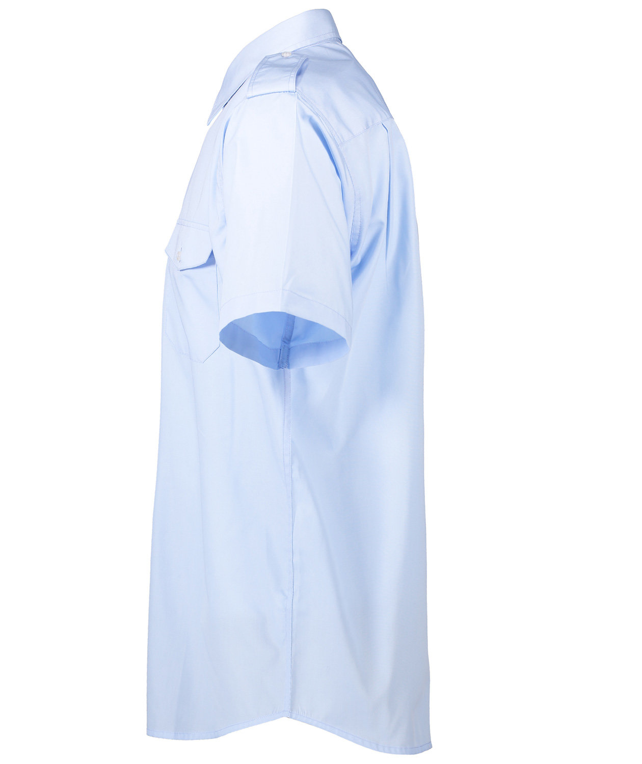 ID kort&auml;rmad uniform skjorta, Ljusbl&aring;, large image number 1