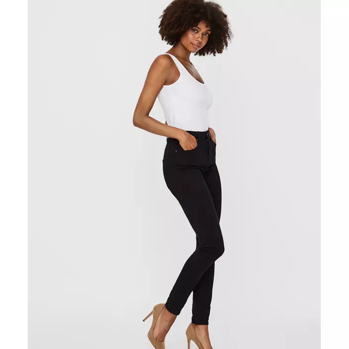 Vero Moda VMMAXI MY SOFT lang dametop, Bright White, large image number 4