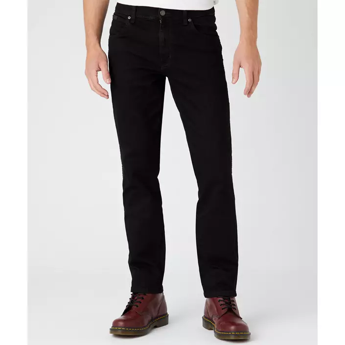 Wrangler Texas Slim jeans, Black Valley, large image number 6