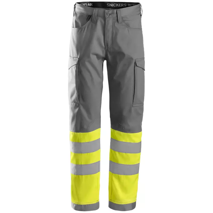 Snickers work trousers 6900, Grey/Yellow, large image number 0
