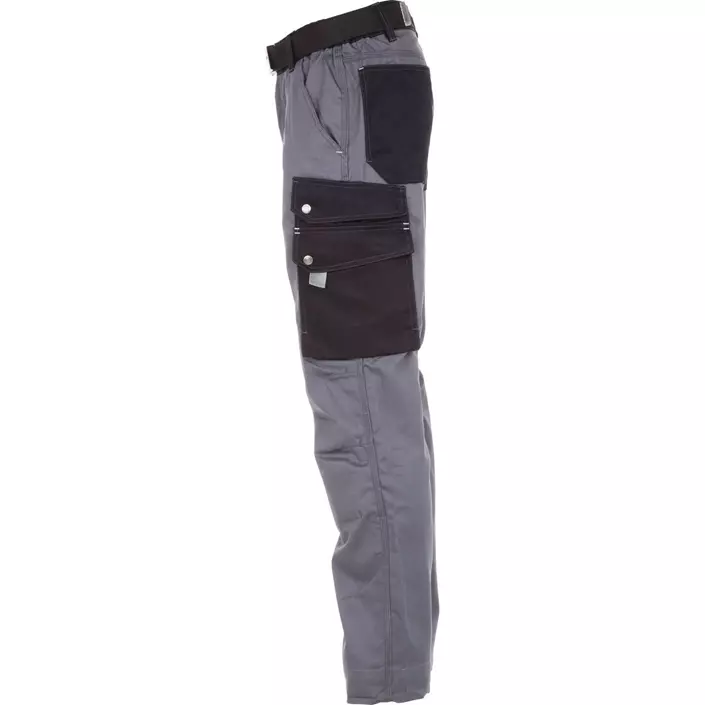 Kramp Original Light work trousers with belt, Grey/Black, large image number 1