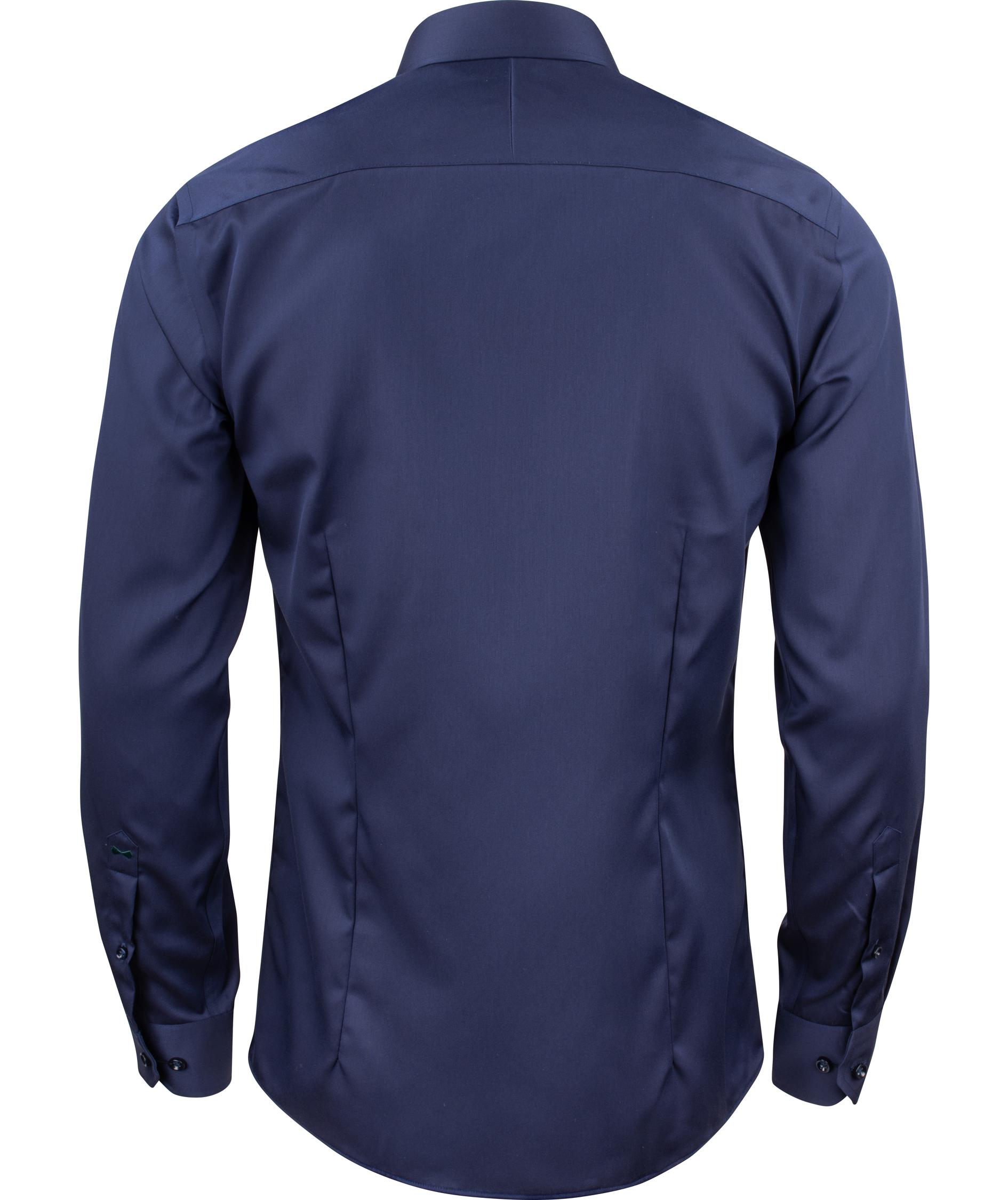 J. Harvest & Frost Twill Green Bow O1 regular fit skjorte, Navy