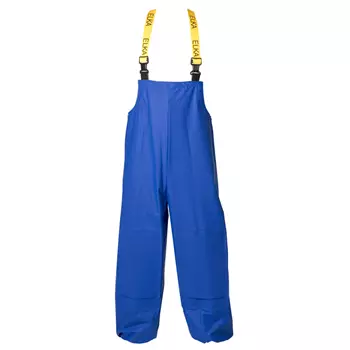 Elka Pro PU cleaning rain bib and brace trousers, Cobalt Blue