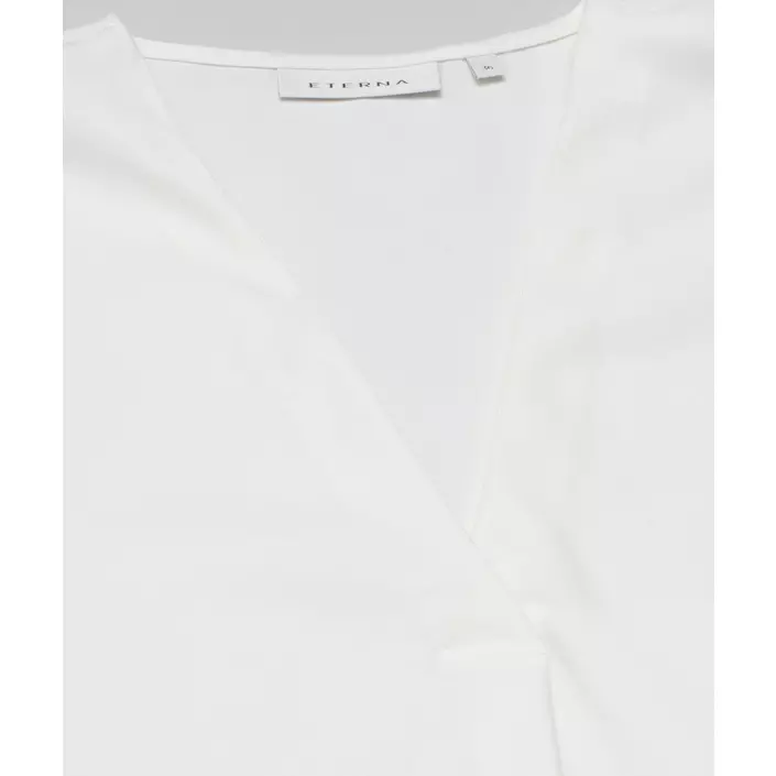 Eterna sleeveless women's blouse, White, large image number 3
