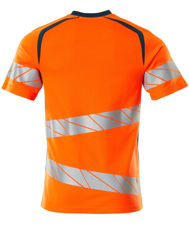 Mascot Accelerate Safe T-shirt, Varsel Orange/M&ouml;rk Petroleum, large image number 1