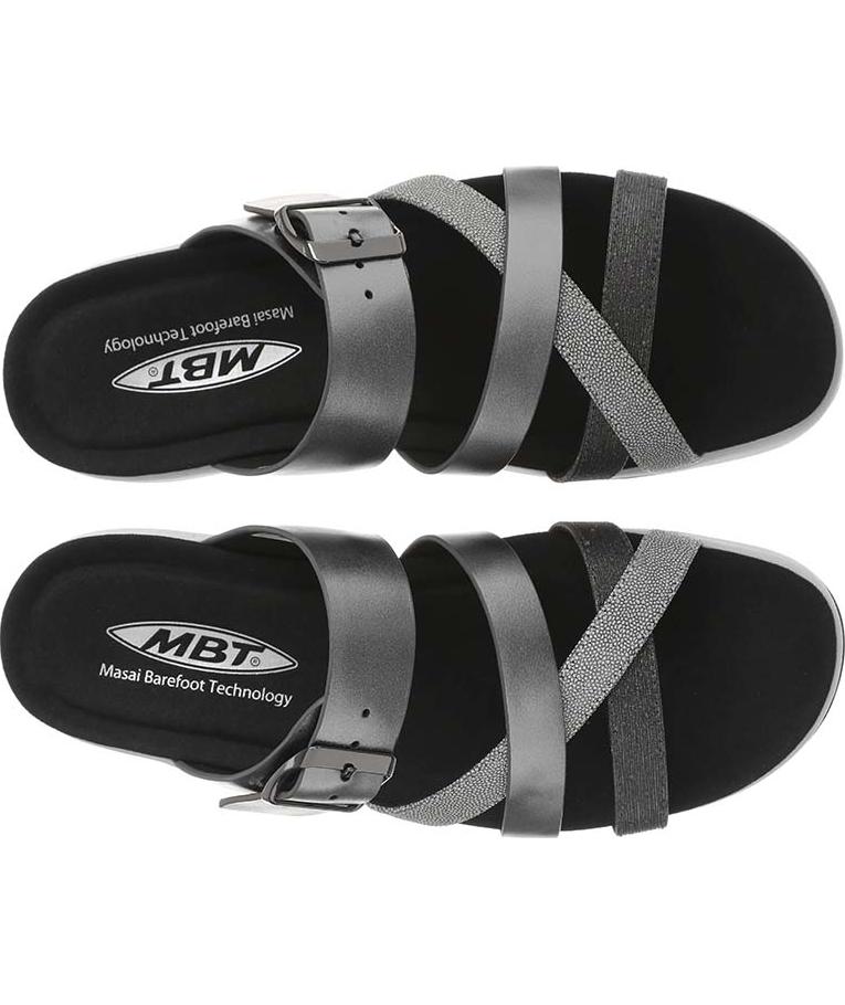 MBT Fasi sandaler dam, Gunmetal, large image number 4