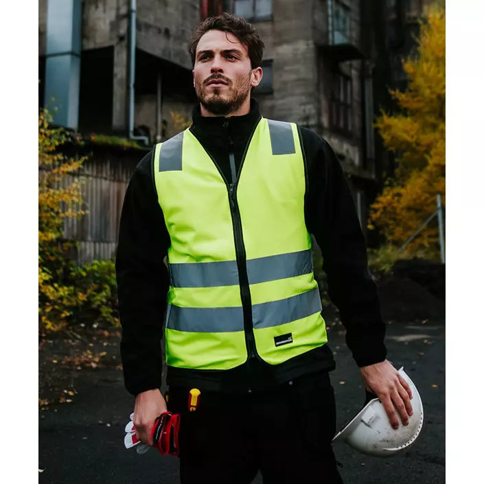 YOU Uppsala reflective safety vest, Hi-Vis Yellow, large image number 2