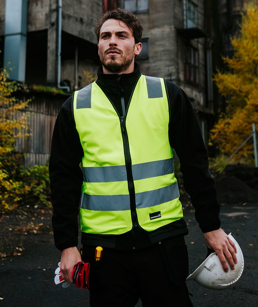 YOU Uppsala reflective safety vest, Hi-Vis Yellow, large image number 2