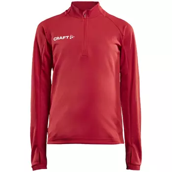 Craft Evolve Halfzip sweatshirt for kids, Red