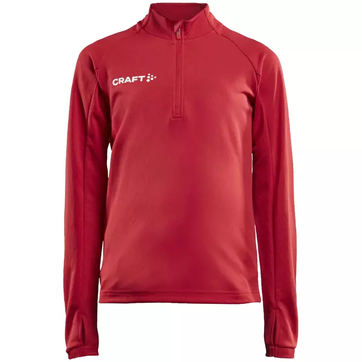 Craft Evolve Halfzip sweatshirt for kids, Red, large image number 0