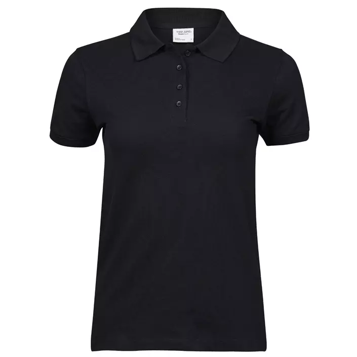 Tee Jays Heavy dame polo T-skjorte, Svart, large image number 0