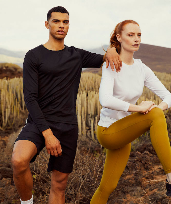 Clique Basic Active-T long-sleeved T-shirt, Black