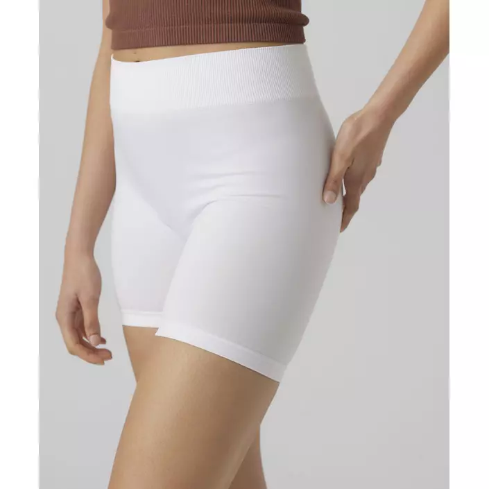 Vero Moda VMJACKIE korta seamless innershorts dam, Snow White, large image number 3