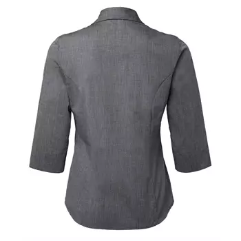 Segers dameskjorte med 3/4 ærmer, Grafitgrå