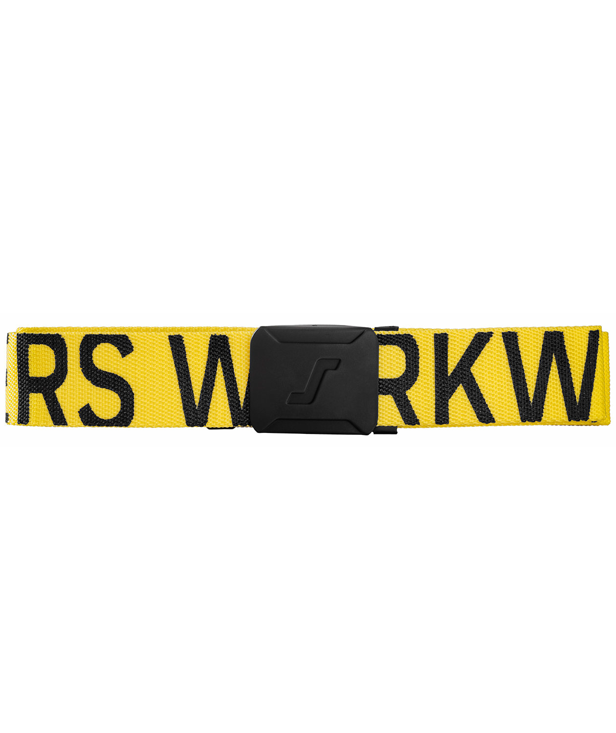 Snickers logo belt, Yellow/Black