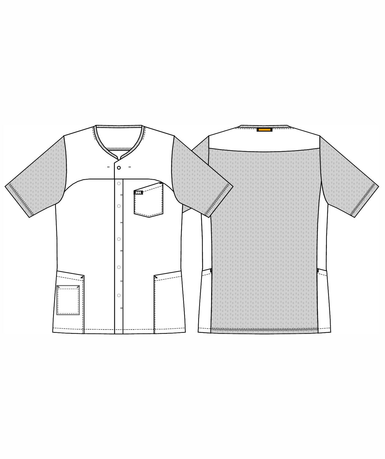 Kentaur dame tunika, Lysebl&aring;, large image number 3