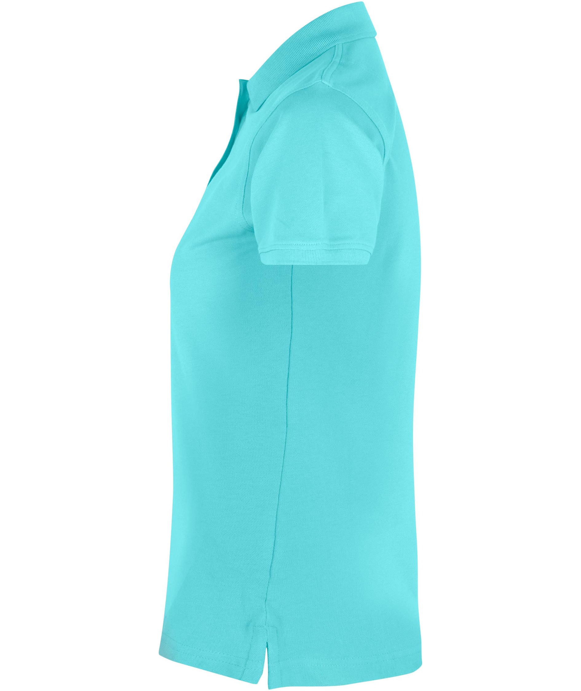 ID dame Pique Polo T-shirt med stretch, Mint, large image number 2