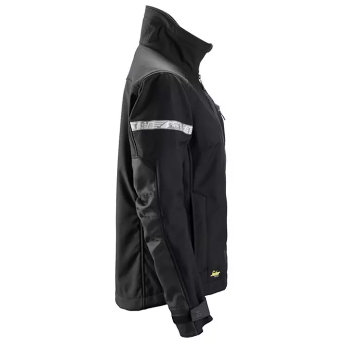 Snickers AllroundWork women's softshell jacket 1207, Black, large image number 3